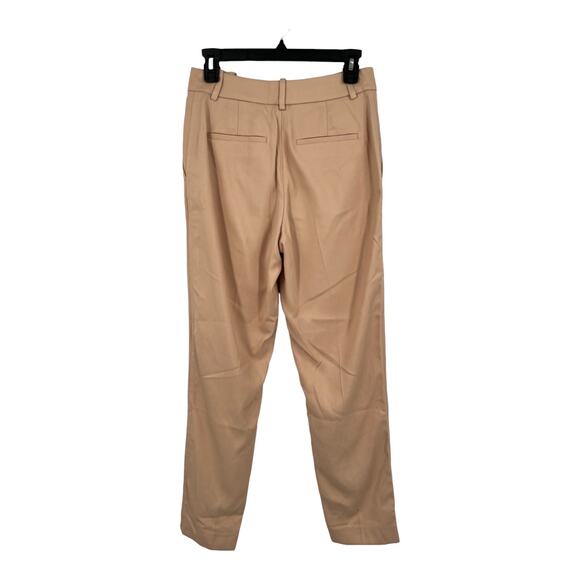 Reiss pants Ember slim fit high rise trousers tan size 4 - Picture 4 of 6